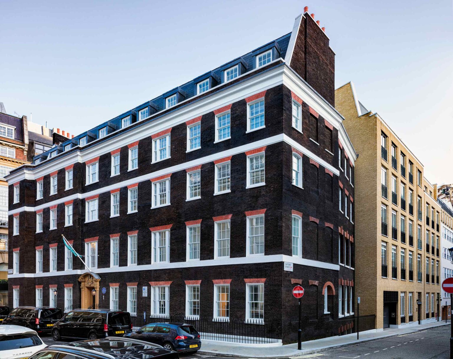 Restored elevation at One Queen Anne's Gate